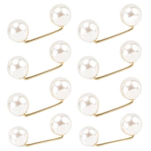 8Pcs Pearl Pins for Clothes,Faux Pearl Brooches for Women | Decorative Pearl Safety Pins Pant Hem Clips Length Adjuster for Weddings, Proms & Dinners 8Pcs Pearl Pins for Clothes,Faux Pearl Brooches for Women | Decorative Pearl Safety Pins Pant Hem Clips Length Adjuster for Weddings, Proms & Dinners