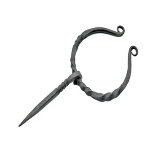 Supplies Medieval Cloak Pin - 3.25" Black Coated Carbon Steel Brooch for Cloaks, Shawls, and Costumes Supplies Medieval Cloak Pin - 3.25" Black Coated Carbon Steel Brooch for Cloaks, Shawls, and Costumes