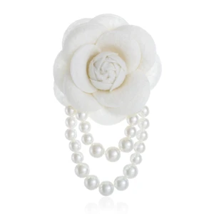 Vintage Camellia Pearl Tassel Brooches Bracelet Bohemian Pearl Safety Pins Bracelets Flower Hairpin Headpieces Shawl Pins Dainty Elegant Lapel Pins Wedding Party Dress Accessories for Women (white) Vintage Camellia Pearl Tassel Brooches Bracelet Bohemian Pearl Safety Pins Bracelets Flower Hairpin Headpieces Shawl Pins Dainty Elegant Lapel Pins Wedding Party Dress Accessories for Women (white)