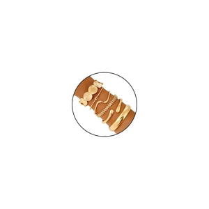 Gold Bangle Bracelets for Women Gold Plated Chunky Cuff Bangle Bracelet Stackable Multi Layer Bangles Fashion Jewelry Set (Gold Bracelets-1) Gold Bangle Bracelets for Women Gold Plated Chunky Cuff Bangle Bracelet Stackable Multi Layer Bangles Fashion Jewelry Set (Gold Bracelets-1)