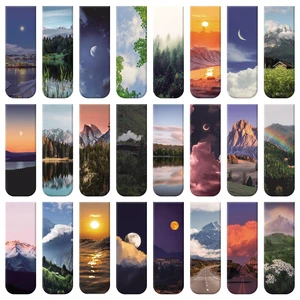 48 Pcs Magnetic Bookmarks, 24 Styles Cute Landscape | Magnet Book Mark for Reading Funny Gifts for Women Men Students 48 Pcs Magnetic Bookmarks, 24 Styles Cute Landscape | Magnet Book Mark for Reading Funny Gifts for Women Men Students
