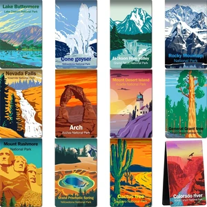 24 Pcs National Park Magnetic Bookmarks Page Markers with Landscape | Assorted Inspirational Book Mark Set with National Park Landscape Bookmarker Clip Gift for Book Lovers Students Teachers 24 Pcs National Park Magnetic Bookmarks Page Markers with Landscape | Assorted Inspirational Book Mark Set with National Park Landscape Bookmarker Clip Gift for Book Lovers Students Teachers