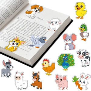 30PCS Cute Farm Animal Bookmarks, Magnetic Bookmarks for Reading | Magnet, Funny, Novelty, Bulk, Women, Men, Teacher, Book Lovers Gifts, Page Book Markers 30PCS Cute Farm Animal Bookmarks, Magnetic Bookmarks for Reading | Magnet, Funny, Novelty, Bulk, Women, Men, Teacher, Book Lovers Gifts, Page Book Markers