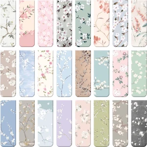 24 Pcs 24 Pcs Magnetic Bookmarks Floral Page Marker Clips Women | Assorted Flower Designs Cherry Blossom Plum Peach, Watercolor Art Double-sided, Strong Magnet Holds Pages, Gifts for Readers 24 Pcs 24 Pcs Magnetic Bookmarks Floral Page Marker Clips Women | Assorted Flower Designs Cherry Blossom Plum Peach, Watercolor Art Double-sided, Strong Magnet Holds Pages, Gifts for Readers