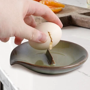 Egg Cracker Spoon Holder, Spoon Rest for Kitchen, Ceramic Spoon Holder for Stove Top, Cooking Spoon Holder,Heat Resistant Utensil Rest for Countertop, Dishwasher Safe, Blue (Green) Egg Cracker Spoon Holder, Spoon Rest for Kitchen, Ceramic Spoon Holder for Stove Top, Cooking Spoon Holder,Heat Resistant Utensil Rest for Countertop, Dishwasher Safe, Blue (Green)