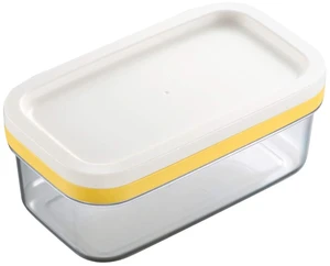 Clear Airtight Butter Dish with Cutter Slicer, Covered Butter Keeper Tray | Built-in cutter for clean slices. Airtight seal keeps butter fresh on counter. Removable tray & butter insert included. Clear Airtight Butter Dish with Cutter Slicer, Covered Butter Keeper Tray | Built-in cutter for clean slices. Airtight seal keeps butter fresh on counter. Removable tray & butter insert included.