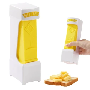 One-Click Butter Cutter with Stainless Steel Blade, Butter Dispenser | Perfect for home kitchens, breakfast, baking and meal prep; portions butter for toast, bread, pastries and other foods One-Click Butter Cutter with Stainless Steel Blade, Butter Dispenser | Perfect for home kitchens, breakfast, baking and meal prep; portions butter for toast, bread, pastries and other foods