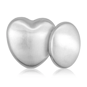 2 PCS Stainless Steel Soap, Magic Metal Odor Remover Bar Eliminating Smells Like Fish Onion Garlic Scents from Hands and Skin, Kitchen Gadgets (Heart Shape + Oval) 2 PCS Stainless Steel Soap, Magic Metal Odor Remover Bar Eliminating Smells Like Fish Onion Garlic Scents from Hands and Skin, Kitchen Gadgets (Heart Shape + Oval)