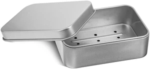 Aluminum Travel Soap Container with Lid, Moisture Resistant Metal Aluminum Soap Case, Self Draining Metal Soaps Box, Portable Travels Soaps Box for Travel and Home Bathroom Storage Aluminum Travel Soap Container with Lid, Moisture Resistant Metal Aluminum Soap Case, Self Draining Metal Soaps Box, Portable Travels Soaps Box for Travel and Home Bathroom Storage