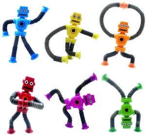 6PCS Telescopic Suction Cup Robot Toy,pop Tubes,Toddler Travel Toys,Toddler Sensory Toys,figette Toys,Fidget Toys for Kids,Treasure Box prizes,Small Toys for Kids prizes 6PCS Telescopic Suction Cup Robot Toy,pop Tubes,Toddler Travel Toys,Toddler Sensory Toys,figette Toys,Fidget Toys for Kids,Treasure Box prizes,Small Toys for Kids prizes