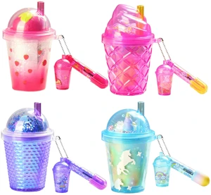 Cute Cups, Full of Tiny Surprises, Reveal 4 Cute Tiny Stationery Surprises That Really Work Plus 1 Cute Mini Cup Charm, 4 Cute Cups to Collect - Styles May Vary Cute Cups, Full of Tiny Surprises, Reveal 4 Cute Tiny Stationery Surprises That Really Work Plus 1 Cute Mini Cup Charm, 4 Cute Cups to Collect - Styles May Vary
