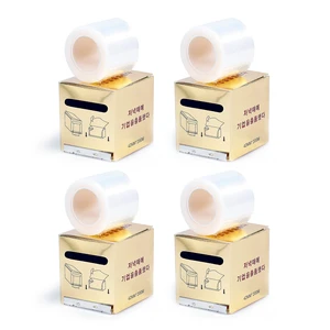 4 PCS Disposable Eyebrow Tattoo Plastic Wrap Preservative Film Make Up Supplies Wrap Cover Tape Roll, 42mm x 200m 4 PCS Disposable Eyebrow Tattoo Plastic Wrap Preservative Film Make Up Supplies Wrap Cover Tape Roll, 42mm x 200m