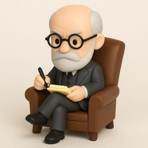 Desktop Therapist Collectible Figurine, Funny Therapy Desk Decor, Mini Psychoanalyst Statue, Office Gag Gift for Coworkers Desktop Therapist Collectible Figurine, Funny Therapy Desk Decor, Mini Psychoanalyst Statue, Office Gag Gift for Coworkers
