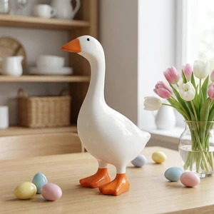 7 Inch Desk Goose Statue Cute Resin Desktop Goose Figurine for Desk Decor, for Holidays and Housewarming 7 Inch Desk Goose Statue Cute Resin Desktop Goose Figurine for Desk Decor, for Holidays and Housewarming