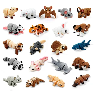 21 Pcs Mini 3D Printed Animal Statues - Movable Joints Realistic Collectible Figurines Set for Adults, Home Office Desk Decoration & Display 21 Pcs Mini 3D Printed Animal Statues - Movable Joints Realistic Collectible Figurines Set for Adults, Home Office Desk Decoration & Display