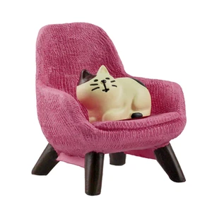 Miniature Cat Figurines with Small Sofa - Resin Mini Cat Figures, Kitten Miniature Desk Accessories - Perfect Cute Cat Gift for Cat Lovers (Pink Sofa) Miniature Cat Figurines with Small Sofa - Resin Mini Cat Figures, Kitten Miniature Desk Accessories - Perfect Cute Cat Gift for Cat Lovers (Pink Sofa)