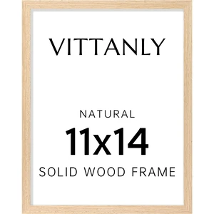 11x14 Picture Frame, Solid Wood Frame with Plexiglass, Natural | Solid Wood Frame 11x14 with Mat, Display Photo 8x10 with Mat or 11x14 without Mat, Wall Hanging for Home Decor, 1 Pack 11x14 Picture Frame, Solid Wood Frame with Plexiglass, Natural | Solid Wood Frame 11x14 with Mat, Display Photo 8x10 with Mat or 11x14 without Mat, Wall Hanging for Home Decor, 1 Pack