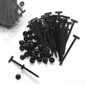 Cable Tie Buckle, 30 PCS Nylon Universal Cable Tie Buckle, T-Shaped Fixion Tools, Car Zip Ties & Button Zip Ties for Fender Liners, Underbody Panels, Splash Shields Cable Tie Buckle, 30 PCS Nylon Universal Cable Tie Buckle, T-Shaped Fixion Tools, Car Zip Ties & Button Zip Ties for Fender Liners, Underbody Panels, Splash Shields