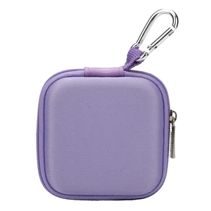 Mini-Portable Hard Shell Square Earbuds Case for Apple EarPods/Samsung Galaxy Wired/Wireless Earbuds, Cell Phone Accessories Organizer with Carabiner for Earphones Mini-Portable Hard Shell Square Earbuds Case for Apple EarPods/Samsung Galaxy Wired/Wireless Earbuds, Cell Phone Accessories Organizer with Carabiner for Earphones