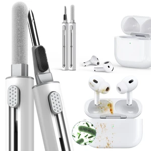 AirPod Cleaning Kit, for Phone Earbuds Electronics (White) | Metal Tip, High-Density Soft Brush, Flocked Sponge Tip, 3 in 1 Design, Compact & Lightweight, Easy Operation, Easy to Carry AirPod Cleaning Kit, for Phone Earbuds Electronics (White) | Metal Tip, High-Density Soft Brush, Flocked Sponge Tip, 3 in 1 Design, Compact & Lightweight, Easy Operation, Easy to Carry