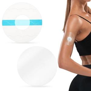 30 Pack Glucose Sensor Covers Medical Adhesive Patches for Precut CGM Tape with No Glue on The Center Waterproof and Strong Stick for Long Stay 30 Pack Glucose Sensor Covers Medical Adhesive Patches for Precut CGM Tape with No Glue on The Center Waterproof and Strong Stick for Long Stay