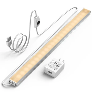 Under Cabinet LED Light Bar 12" 3000K Warm Kitchen Lamp | ASOKO 12" Under Cabinet LED Light Bar, 3000K Warm White Plug in Counter Light for Kitchen Desk Closet Under Cabinet LED Light Bar 12" 3000K Warm Kitchen Lamp | ASOKO 12" Under Cabinet LED Light Bar, 3000K Warm White Plug in Counter Light for Kitchen Desk Closet