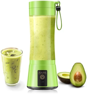 Mini Personal Smoothie Blender - 12oz Portable Blender in Travel | Portable Blender with Lightweight & Leak-Proof, 6 Steel Blades, Easy Clean, BPA-Free, Freshly Squeezed in Sports/Office/Gym Mini Personal Smoothie Blender - 12oz Portable Blender in Travel | Portable Blender with Lightweight & Leak-Proof, 6 Steel Blades, Easy Clean, BPA-Free, Freshly Squeezed in Sports/Office/Gym