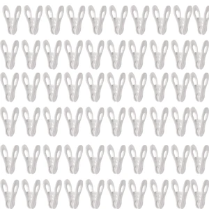 60 Pack Plastic Hanger Clips for Hangers, Multi-Purpose Baby Clothing Clips to Fit Standard Hangers, Finger Clip for Pants Shorts, Socks, Hats, Food Chip Bags, Notes 60 Pack Plastic Hanger Clips for Hangers, Multi-Purpose Baby Clothing Clips to Fit Standard Hangers, Finger Clip for Pants Shorts, Socks, Hats, Food Chip Bags, Notes