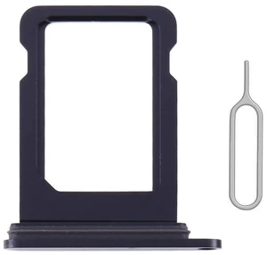 SIM Card Tray Holder Slot Replacement for iPhone 12 (Black) with Waterproof Rubber Ring and Eject Pin (Single Sim Version) SIM Card Tray Holder Slot Replacement for iPhone 12 (Black) with Waterproof Rubber Ring and Eject Pin (Single Sim Version)
