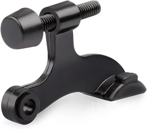 12 Pack Hinge Pin Black Door Stopper,Adjustable Deluxe Heavy Duty Door Stopper 2-1/2"x1-3/4,with Black Rubber Bumper Tips 12 Pack Hinge Pin Black Door Stopper,Adjustable Deluxe Heavy Duty Door Stopper 2-1/2"x1-3/4,with Black Rubber Bumper Tips
