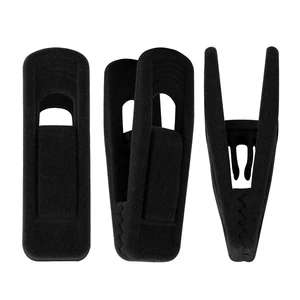 Thin Velvet Hangers Clips, Strong Finger Clips Perfect for Pants (20pc, Black) Thin Velvet Hangers Clips, Strong Finger Clips Perfect for Pants (20pc, Black)