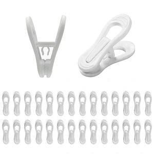 Hanger Clips for Hangers,30 Pcs Multi-Purpose Hanger Clips for Hangers White Finger Clips for Kids Hangers with Clips Plastic Clothes Hangers, Pants Hangers Clips Hanger Clips for Hangers,30 Pcs Multi-Purpose Hanger Clips for Hangers White Finger Clips for Kids Hangers with Clips Plastic Clothes Hangers, Pants Hangers Clips