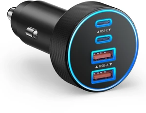 Car Charger USB C, 4-Port 90W Super Fast Charging Car Phone Charger Adapter | Car Accessories, Dual USB-C & USB-A Cargador Carro Cigarette Lighter, for iPhone 18 17 16 15 14 13 12 Pro Max, iPad Car Charger USB C, 4-Port 90W Super Fast Charging Car Phone Charger Adapter | Car Accessories, Dual USB-C & USB-A Cargador Carro Cigarette Lighter, for iPhone 18 17 16 15 14 13 12 Pro Max, iPad