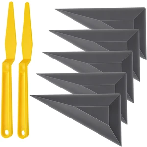 7Pcs Window Tint Tool, Car Window Tint Squeegee for Wrapping Window | window tint gel, triangle contour squeegee card scraper window tint squeegee for window tint 7Pcs Window Tint Tool, Car Window Tint Squeegee for Wrapping Window | window tint gel, triangle contour squeegee card scraper window tint squeegee for window tint