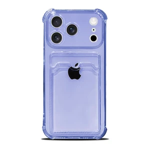 Clear Wallet Phone Case for iPhone 18 Pro Max /17 Pro Max, Upgrade Clear Card Slot Case, Slim Fit Protective Soft TPU Shockproof Wallet Case for iPhone 18 Pro Max /17 Pro Max (Purple) Clear Wallet Phone Case for iPhone 18 Pro Max /17 Pro Max, Upgrade Clear Card Slot Case, Slim Fit Protective Soft TPU Shockproof Wallet Case for iPhone 18 Pro Max /17 Pro Max (Purple)