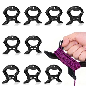 10PCS Small Rope Winder: Black String Light Storage Reel Cord Reel Wire Storage Wrap for Extension Cord Holder Plastic Winding Clip for Home Office Garage Rv Workshop 10PCS Small Rope Winder: Black String Light Storage Reel Cord Reel Wire Storage Wrap for Extension Cord Holder Plastic Winding Clip for Home Office Garage Rv Workshop