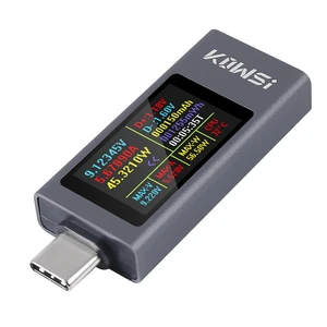 360W USB C Tester Power Meter Type-C PD Tester Digital Multimeter 4-30V 0-12A Voltage and Current Tester Meter Voltmeter Power Bank Capacity USB Cable Charger Detector 360W USB C Tester Power Meter Type-C PD Tester Digital Multimeter 4-30V 0-12A Voltage and Current Tester Meter Voltmeter Power Bank Capacity USB Cable Charger Detector