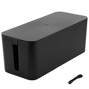Mini Cable Management Cord Cover Wire Hider Box Concealer Organizer Protector System for Home Theater Entertainment Center Office School (Mini, Black) Mini Cable Management Cord Cover Wire Hider Box Concealer Organizer Protector System for Home Theater Entertainment Center Office School (Mini, Black)