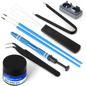 RUNJRX Keyboard Lube Kit JRX 205G0 0.53oz/15g for Mechanical Keyboard Lube, Switch Opener for MX Kailh,Keyboard Tools with Keycap Puller RUNJRX Keyboard Lube Kit JRX 205G0 0.53oz/15g for Mechanical Keyboard Lube, Switch Opener for MX Kailh,Keyboard Tools with Keycap Puller