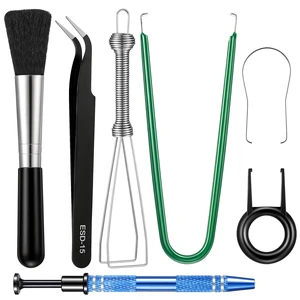 7 Pcs Keyboard Remover Tool Kit, Keyboard Lube Switch Puller Kit | Keyboard Cleaning Tools with Switch Puller Keycap Pullers Lubricating Pen Cleaning Brush Tweezers and 4-Jaw Gripper 7 Pcs Keyboard Remover Tool Kit, Keyboard Lube Switch Puller Kit | Keyboard Cleaning Tools with Switch Puller Keycap Pullers Lubricating Pen Cleaning Brush Tweezers and 4-Jaw Gripper