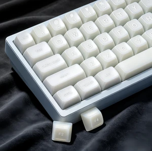 Double Shot PBT keycaps Set, SA Profile Keyboard Keycap | Jade style key caps full size,Custom keycaps for 60% 65% 75% 100% MX switch Mechanical KeyboardWhite) Double Shot PBT keycaps Set, SA Profile Keyboard Keycap | Jade style key caps full size,Custom keycaps for 60% 65% 75% 100% MX switch Mechanical KeyboardWhite)