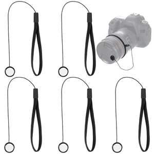 5 PCS Lens Cap Leash, Anti-Lost Lens Cap Keeper with Elastic String, Camera Caps Tether for Nikon Sony Sigma and Others SLR DSLR SLR Mirrorless Cameras 5 PCS Lens Cap Leash, Anti-Lost Lens Cap Keeper with Elastic String, Camera Caps Tether for Nikon Sony Sigma and Others SLR DSLR SLR Mirrorless Cameras