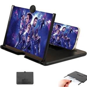 2026 Upgraded Big Screen Phone Magnifier,3D HD Screen Amplifier with Foldable Stand, Portable Mobile Magnifier for Movies & Gaming, Universal Compatible with All Smartphones (10in) 2026 Upgraded Big Screen Phone Magnifier,3D HD Screen Amplifier with Foldable Stand, Portable Mobile Magnifier for Movies & Gaming, Universal Compatible with All Smartphones (10in)