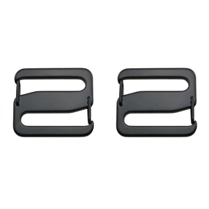 2pcs Black 27mm Open-end Luggage Strap Adjustment Buckle Left and Right Opening Spring S Hook 304 Stainless Steel Sliding Metal Belt Clip Leather Accessories 2pcs Black 27mm Open-end Luggage Strap Adjustment Buckle Left and Right Opening Spring S Hook 304 Stainless Steel Sliding Metal Belt Clip Leather Accessories