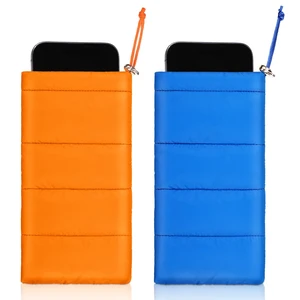 2 Pack 2 Pcs Thermal Phone Case, Orange, Blue | Cellphone Pouches Warm, Adjustable Lanyard, Prevents Freezing & Overheating, Extends Battery Usage for Outdoor Sports 2 Pack 2 Pcs Thermal Phone Case, Orange, Blue | Cellphone Pouches Warm, Adjustable Lanyard, Prevents Freezing & Overheating, Extends Battery Usage for Outdoor Sports