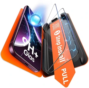 2 Pack for iPhone 18 Pro Max Screen Protector, 1-Step Install | Auto Dust Removal, Full Coverage, Anti-Scratch Bubble-Free, (Ultra HD) Military-Grade 9H+ Tempered Glass for iPhone 18 ProMax 2 Pack for iPhone 18 Pro Max Screen Protector, 1-Step Install | Auto Dust Removal, Full Coverage, Anti-Scratch Bubble-Free, (Ultra HD) Military-Grade 9H+ Tempered Glass for iPhone 18 ProMax