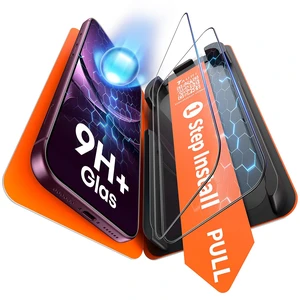 2 Pack for iPhone 18 Pro Screen Protector, 1-Step Install | Auto Dust Removal, Full Coverage, Anti-Scratch Bubble-Free, (Ultra HD) Military-Grade 9H+ Tempered Glass for iPhone 18 Pro 2 Pack for iPhone 18 Pro Screen Protector, 1-Step Install | Auto Dust Removal, Full Coverage, Anti-Scratch Bubble-Free, (Ultra HD) Military-Grade 9H+ Tempered Glass for iPhone 18 Pro