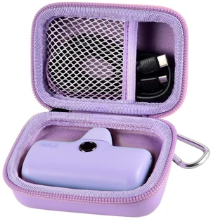 Portable Charger Power Bank Case for Swyop/for Feob/for Charmast/for JEJILL/for LanLuk/for VEGER/for iWALK/for Taegila/for Kuulaa and More Small Charging Battery Pack - Bag Only (Purple) Portable Charger Power Bank Case for Swyop/for Feob/for Charmast/for JEJILL/for LanLuk/for VEGER/for iWALK/for Taegila/for Kuulaa and More Small Charging Battery Pack - Bag Only (Purple)