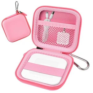 Hard Case for Square Reader for Contactless and Chip (2nd Gen) | Hard EVA Protects from Drops and Pressure; Mesh Pocket Organizes USB Cable, Carabiner Clips to Work Bags, Pink, Case Only Hard Case for Square Reader for Contactless and Chip (2nd Gen) | Hard EVA Protects from Drops and Pressure; Mesh Pocket Organizes USB Cable, Carabiner Clips to Work Bags, Pink, Case Only