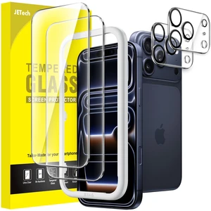 Screen Protector for iPhone 17 Pro, 2+2 Pack | with Camera Lens Protector, HD Clear Tempered Glass, Anti-Scratch Protection, Easy Installation Tool Screen Protector for iPhone 17 Pro, 2+2 Pack | with Camera Lens Protector, HD Clear Tempered Glass, Anti-Scratch Protection, Easy Installation Tool